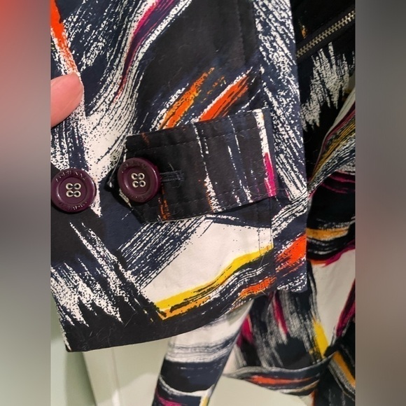 Adrienne Vittadini Art to wear statement dress size 4 - Picture 2 of 4